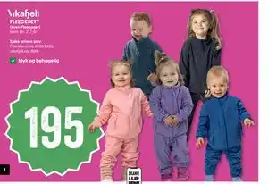Sport Outlet FLEECESETT, NOK 195 tilbud