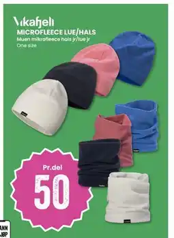 Sport Outlet MICROFLEECE LUE/HALS, NOK 50 tilbud