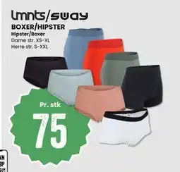 Sport Outlet BOXER/HIPSTER, NOK 75 tilbud