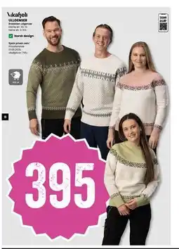 Sport Outlet ULLGENSER, NOK 395 tilbud