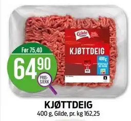 Kiwi KJØTTDEIG, NOK 64.9 tilbud