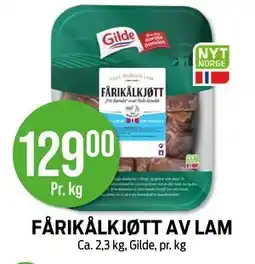 Kiwi FÅRIKÅLKJØTT AV LAM, NOK 129 tilbud