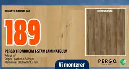 Coop Obs PERGO TRONDHEIM 1-STAV LAMINATGULV tilbud