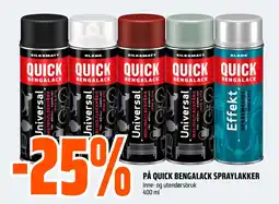 Coop Obs PÅ QUICK BENGALACK SPRAYLAKKER tilbud