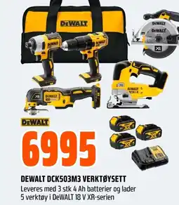 Coop Obs DEWALT DCK503M3 VERKTØYSETT tilbud
