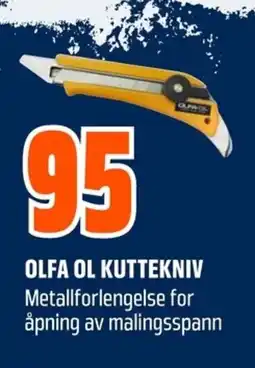 Coop Obs OLFA OL KUTTEKNIV tilbud