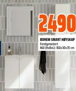 Coop Obs BOHEM SMART HØYSKAP Ferdigmontert tilbud