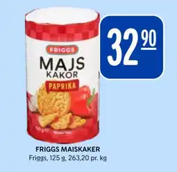 Rema 1000 FRIGGS Friggs maiskaker tilbud