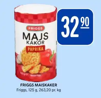 Rema 1000 FRIGGS Friggs maiskaker tilbud