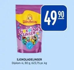 Rema 1000 DIPLOM-IS Sjokoladelinser tilbud