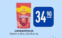 Rema 1000 DIPLOM-IS Jordbærperler tilbud