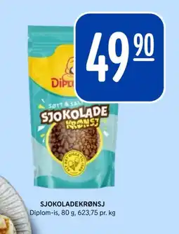 Rema 1000 DIPLOM-IS Sjokoladekrønsj tilbud