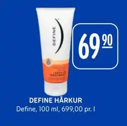 Rema 1000 DEFINE Define hårkur tilbud