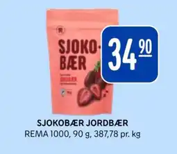 Rema 1000 REMA Sjokobær jordbær tilbud