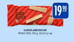 Rema 1000 Sjokoladevafler tilbud