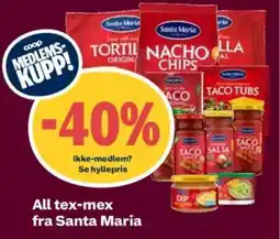 Obs Bygg All tex-mex fra santa maria tilbud
