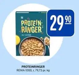Rema 1000 PROTEINRINGER, NOK 29.9 tilbud