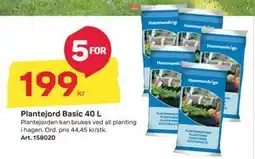 Byggmax Plantejord Basic 40 L, NOK 199 tilbud