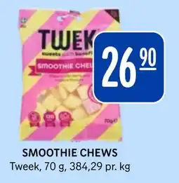 Rema 1000 SMOOTHIE CHEWS, NOK 26.9 tilbud