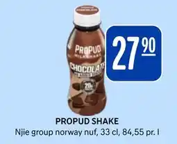 Rema 1000 PROPUD SHAKE, NOK 27.9 tilbud