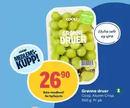 Obs Bygg COOP Grønne druer tilbud