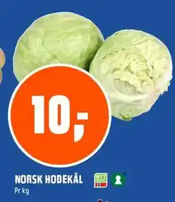 Obs Bygg Norsk hodekål tilbud