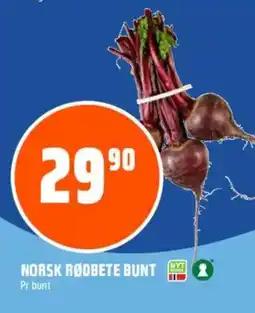 Obs Bygg Norsk rødbete bunt tilbud