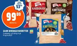 Obs Bygg GILDE Middagsfavoritter tilbud
