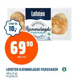 Obs Bygg LOFOTEN Hjemmelagde fiskekaker tilbud