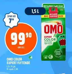 Obs Bygg OMO Color expert flytende tilbud