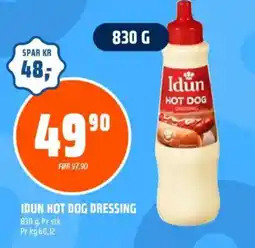 Obs Bygg IDUN Hot dog dressing tilbud