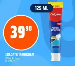 Obs Bygg COLGATE Tannkrem tilbud