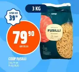 Obs Bygg COOP Fusilli tilbud