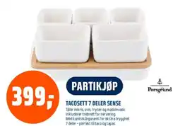 Obs Bygg Tacosett 7 deler sense tilbud