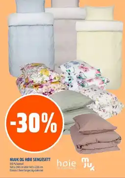 Obs Bygg Mjuk og høie sengesett tilbud