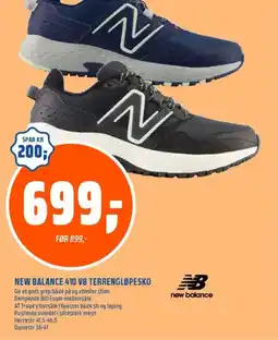 Obs Bygg New balance 410 v8 terrengløpesko tilbud
