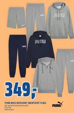 Obs Bygg PUMA Mass merchant sweatshirt plagg tilbud