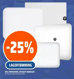 Obs Bygg Mill panelovner, utvalgte modeller tilbud