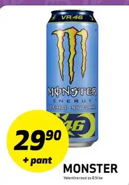 Bunnpris MONSTER, NOK 29.9 tilbud