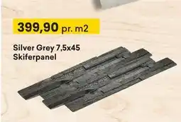 Right Price Tiles Silver Grey 7,5x45 Skiferpanel, NOK 399.9 tilbud