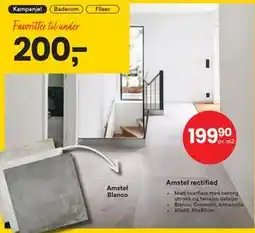 Right Price Tiles Amstel rectified, NOK 199.9 tilbud