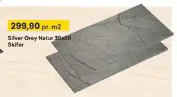 Right Price Tiles Silver Grey Natur 30x60 Skifer, NOK 299.9 tilbud