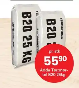 Right Price Tiles Adda Tørrmørtel B20 25kg, NOK 55.9 tilbud