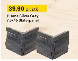 Right Price Tiles Hjørne Silver Grey 7,5x45 Skiferpanel, NOK 39.9 tilbud