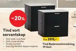 Right Price Tiles Tind sort servantskap tilbud