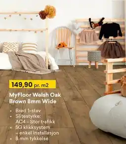 Right Price Tiles MyFloor Welsh Oak Brown 8mm Wide, NOK 149.9 tilbud
