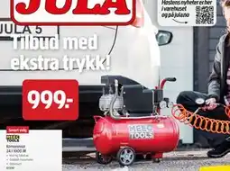 Jula Kompressor 24 l 1000 W, NOK 999 tilbud