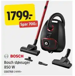 Jula Bosch støvsuger 850 W, NOK 1799 tilbud