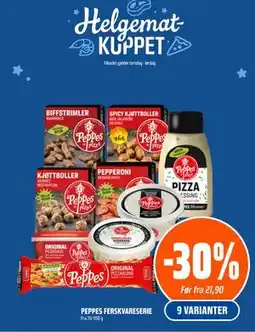 Coop Obs PEPPES FERSKVARESERIE tilbud