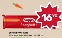 Coop Marked Sopps spaghetti tilbud